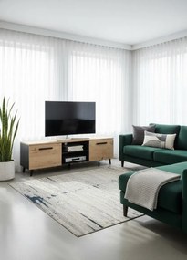 Szafka RTV na nóżkach do salonu dąb artisan M7-L54