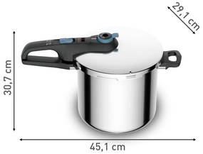 Szybkowar ze stali nierdzewnej 8 l Secure Trendy – Tefal