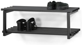 Czarna metalowa wisząca szafka na buty 71x26x34 cm Marco – Spinder Design