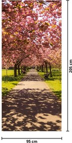 Fototapeta na drzwi - Sad czereśni (95x205cm)