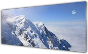 Szkło do Kuchni na Ścianę Błękitne Szczyty Gór