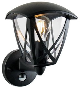 Prezent 39041 - Lampa zewnętrzna ścienna z czujnikiem SPLIT 1xE27/40W/230V