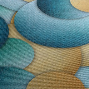 Obraz kręgów abstrakcji (125x70 cm)