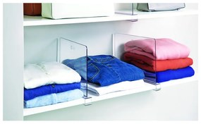 Przezroczysta przegroda na półkę iDesign The Home Edit, 4,5x25,9x30,9 cm