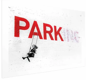 Plakat Parking 60x40 cm bez ramy z marginesem ARTGEIST B