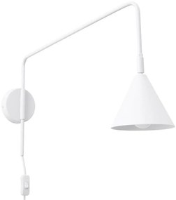 Sollux SL.1696 - Kinkiet NOX 1xE14/10W/230V biały