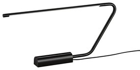 Czarna lampa stołowa LED (wysokość 33 cm) Olea – Trio Select