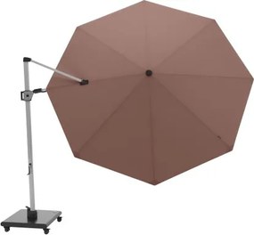 HYPERION 340 PRESTIGE – luksusowy huśtawkowy parasol ogrodowy z bocznym drążkiem : Kolor parasola - UMBRA