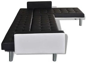 Rozkładany czarny narożnik - Iwez 5Q