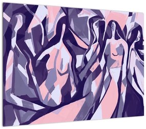 Obraz - Abstrakcyjne kobiety (70x50 cm)