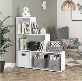 Półka na schody biały 116.8x29x123.2