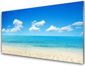 Panel Szklany Błękit Nieba nad Oceanem