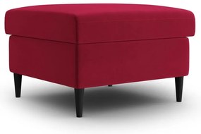 Czerwony aksamitny podnóżek Kyoto – Cosmopolitan Design