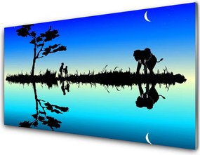 Panel Kuchenny Geometryczna Abstrakcja Form