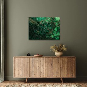 Obraz - Zielony mikroskopowy obraz (70x50 cm)