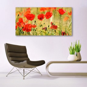 Obraz canvas Polne Maki w Rozkwicie