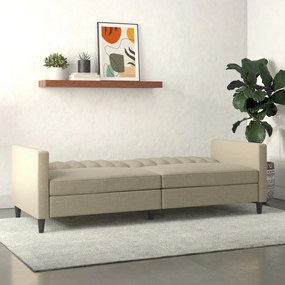 Beżowa rozkładana sofa 86 cm Celine – Støraa