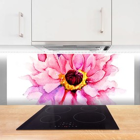 Panel nad blat kuchenny Minimalistyczny Kwiat Na Panelu