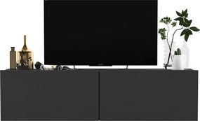 Dwudrzwiowa szafka RTV wisząca Enjoy grafit