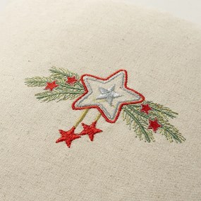 Poszewka na poduszkę Star &amp; Holly 43x43 cm