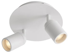Nowoczesny reflektor łazienkowy biały 2-punktowy IP44 - Ducha Nowoczesny Oswietlenie wewnetrzne