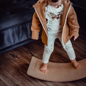 Deska do balansowania 64x30cm dla dzieci drewniany balance board - meowbaby®