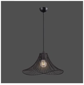 Czarna lampa wisząca ø 40 cm Wavy – Squid Lighting