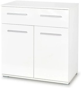 Modernistyczna komoda  biały połyskZ6-M34
