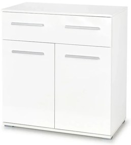 Modernistyczna komoda Kaloe C6 - biały połysk