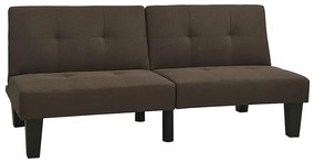 Rozkładana ciemnobrązowa sofa - Iluna 3X