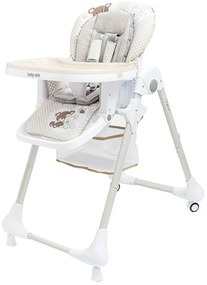 Baby Mix Krzesełko dla dzieci do karmienia, beżowy