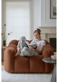 Fotel w kolorze terakoty Shell – Miuform