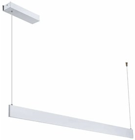 Biała podłużna lampa wisząca - K611-Segro