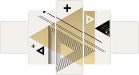 Obraz - Kształty geometryczne N⁰4 (125x70 cm)