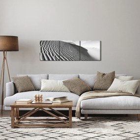 Obraz - Wydma piaskowa (z zegarem) (90x30 cm)