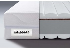 Średnio twardy/ekstra twardy dwustronny materac piankowy 80x200 cm BonVitality HR – BENAB