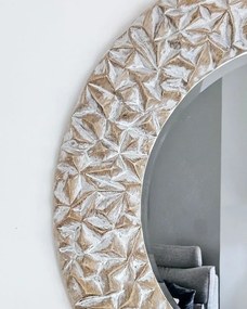 Lustro w okrągłej ramie , średnica 88cm