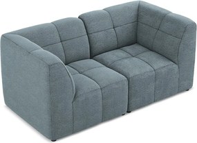 Niebieska sofa z materiału bouclé 180 cm Aloha – Makamii