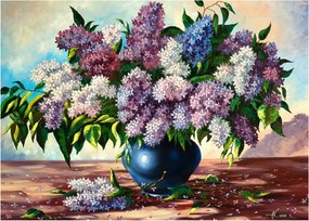 Obraz - Bukiet bzu (70x50 cm)