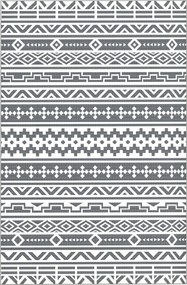 Outsunny Dywan zewnętrzny trwały i odporny na warunki atmosferyczne, dywan w stylu Boho do salonu, balkonu