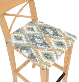 Pokrowiec na krzesło barowe Ingolf z tapicerowanym siedziskiem