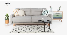 Jasnoszara sofa rozkładana Bonami Selection Pop