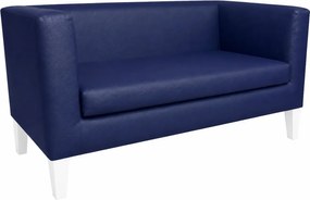 Sofa Monaco : Kolor nogi - Biała, Kolor tkaniny - EKO-SKÓRA - 4D, Typ tkaniny - Eko-skóra , Wysokość nogi - 20 cm