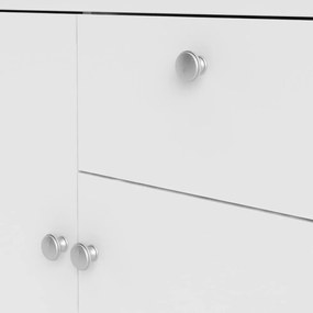 Biała niska komoda 82x80 cm Madrid – Tvilum