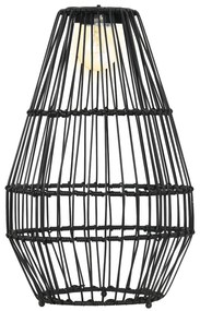 Outsunny Lampa Ogrodowa Solarna Rattan Automatyczne Włączanie 8h Świecenia 34x34x56cm | Aosom PL