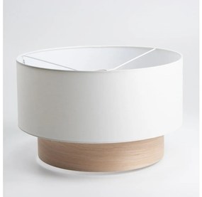 Uniwersalny klosz KERIA Ø 50 cm biały/brązowy