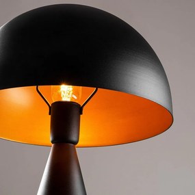 Czarna lampa stołowa z metalowym kloszem (wysokość 52 cm) Dodo – Opviq lights