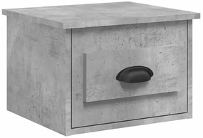 Wisząca szafka nocna z szufladą szary beton T3-D11