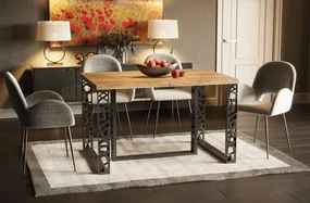 Stół rozkładany EWEREST 130(330)x80 dąb złoty craft ENDO