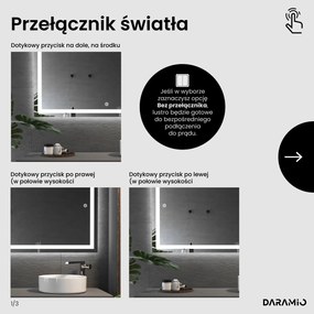 Lustro łazienkowe LED F2